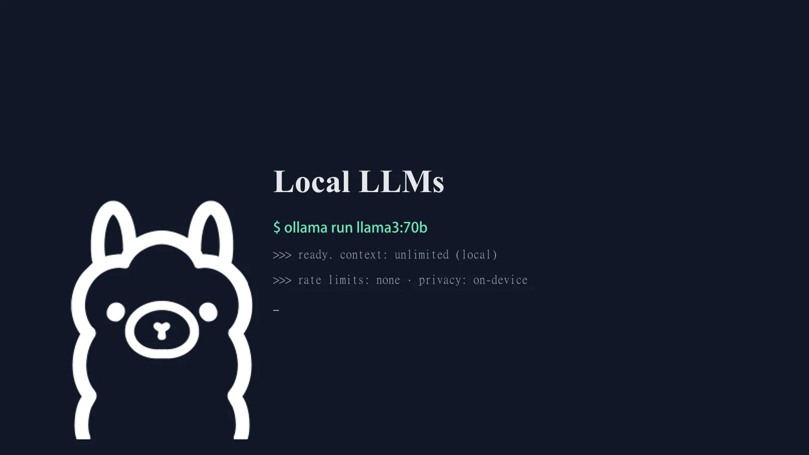 Local LLM inference on Apple Silicon (Ollama / LM Studio)