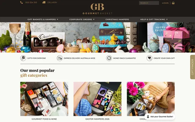 Screenshot of Gourmet Basket